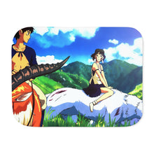 Load image into Gallery viewer, Anime Princess Mononoke Sherpa Blanket