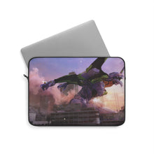 Load image into Gallery viewer, Evangelion Unit-01 in a bloody rage Laptop Sleeve