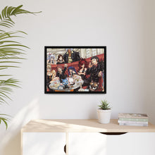 Load image into Gallery viewer, Fairy Tail Natsu Dragneel, Erza Scarlet, Gray Fullbuster, Lucy Heartfilia, Happy Canvas Framed Art Print