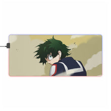Load image into Gallery viewer, My Hero Academia Izuku Midoriya RGB LED Mouse Pad (Desk Mat)