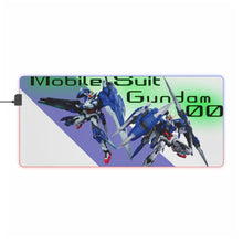 Load image into Gallery viewer, Mobile Suit Gundam 00 RGB LED Mouse Pad (Desk Mat)