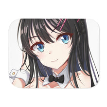 Load image into Gallery viewer, Rascal Does Not Dream Of Bunny Girl Senpai Sherpa Blanket