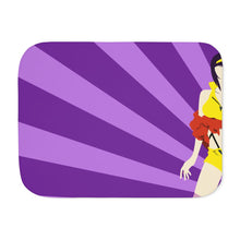 Load image into Gallery viewer, Cowboy Bebop Faye Valentine Sherpa Blanket