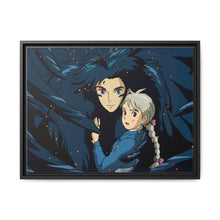 Load image into Gallery viewer, Anime Howl's Moving Castle Canvas Framed Art Print