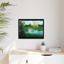 Load image into Gallery viewer, Pokemon team Canvas Framed Art Print