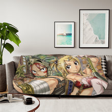 Load image into Gallery viewer, Fairy Tail Natsu Dragneel, Lucy Heartfilia Sherpa Blanket