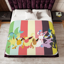 Load image into Gallery viewer, Eeveelution Sherpa Blanket