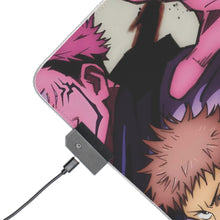 Load image into Gallery viewer, Sukuna, Megumi Fushiguro, Nobara Kugisaki and Yuji Itadori RGB LED Mouse Pad (Desk Mat)