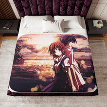 Load image into Gallery viewer, Clannad Tomoya Okazaki, Nagisa Furukawa Sherpa Blanket