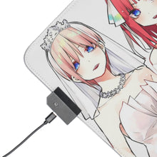 Load image into Gallery viewer, The Quintessential Quintuplets Miku Nakano, Itsuki Nakano, Nino Nakano, Yotsuba Nakano, Ichika Nakano RGB LED Mouse Pad (Desk Mat)
