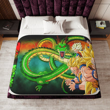 Load image into Gallery viewer, Goku's Journey Sherpa Blanket