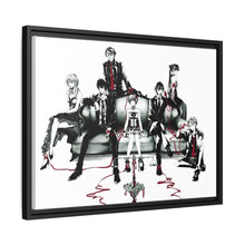 Load image into Gallery viewer, Psycho-Pass Akane Tsunemori, Nobuchika Ginoza, Shion Karanomori, Yayoi Kunizuka Canvas Framed Art Print