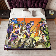 Load image into Gallery viewer, JoJo's Bizarre Adventure: 1-7 Sherpa Blanket
