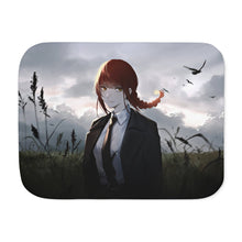 Load image into Gallery viewer, Anime Chainsaw Man Sherpa Blanket