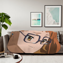 Load image into Gallery viewer, Anohana Sherpa Blanket