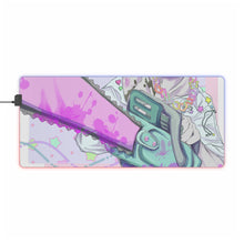 Load image into Gallery viewer, Gyutaro (Demon Slayer) RGB LED Mouse Pad (Desk Mat)