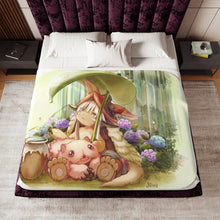 Load image into Gallery viewer, Anime Made In A Sherpa Blanket