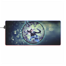 Load image into Gallery viewer, Black☆Rock Shooter Drops RGB LED Mouse Pad (Desk Mat)