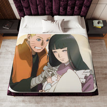 Load image into Gallery viewer, Boruto Sherpa Blanket