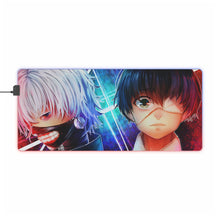 Load image into Gallery viewer, Tokyo Ghoul Ken Kaneki RGB LED Mouse Pad (Desk Mat)