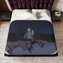 Load image into Gallery viewer, Anime ERASED Sherpa Blanket