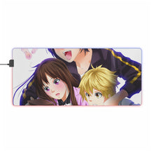 Load image into Gallery viewer, Noragami Yato, Yukine, Hiyori Iki, Noragami RGB LED Mouse Pad (Desk Mat)