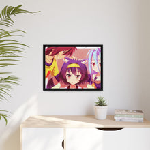 Load image into Gallery viewer, Sora,Shiro and Izuna Canvas Framed Art Print