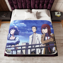 Load image into Gallery viewer, Mayuri, Kyouma & Kurisu Sherpa Blanket