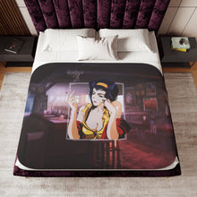 Load image into Gallery viewer, Faye Valentine Sherpa Blanket