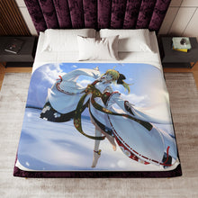 Load image into Gallery viewer, Japanese Clothes Sherpa Blanket