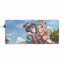 Load image into Gallery viewer, Laid-Back Camp by RGB LED Mouse Pad (Desk Mat)