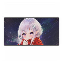 Load image into Gallery viewer, Emilia huddled up with a scarf Mouse Pad (Desk Mat)