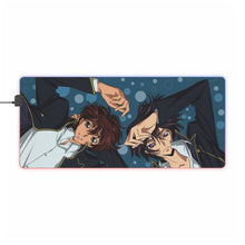 Load image into Gallery viewer, Code Geass Lelouch Lamperouge, Suzaku Kururugi RGB LED Mouse Pad (Desk Mat)