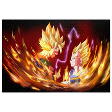 Load image into Gallery viewer, Goku and Vegeta Jigsaw Puzzle