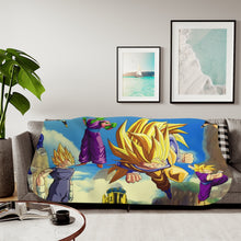 Load image into Gallery viewer, Anime Dragon Ball Z Sherpa Blanket