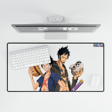 Load image into Gallery viewer, Luffy and Law Mouse Pad (Desk Mat)