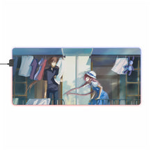 Load image into Gallery viewer, Kobato Hanato & Kiyokazu Fujimoto RGB LED Mouse Pad (Desk Mat)