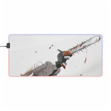 Load image into Gallery viewer, Anime Chainsaw Man RGB LED Mouse Pad (Desk Mat)