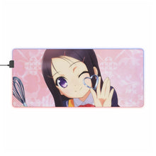 Load image into Gallery viewer, Ayumi Otosaka smilling RGB LED Mouse Pad (Desk Mat)