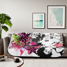 Load image into Gallery viewer, Anime Samurai Champloo Sherpa Blanket