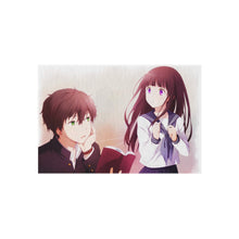 Load image into Gallery viewer, Eru Chitanda And Hōtarō Oreki Looking each other Rug