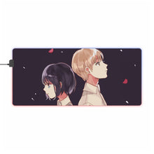Load image into Gallery viewer, Kuzu No Honkai Hanabi Yasuraoka, Mugi Awaya RGB LED Mouse Pad (Desk Mat)