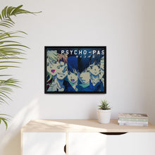 Load image into Gallery viewer, Psycho- Pass Main Members Faces Canvas Framed Art Print