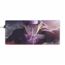 Load image into Gallery viewer, Naruto performing jutsu RGB LED Mouse Pad (Desk Mat)