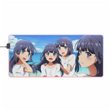 Load image into Gallery viewer, Rascal Does Not Dream Of Bunny Girl Senpai RGB LED Mouse Pad (Desk Mat)
