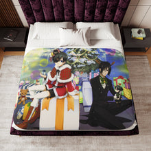 Load image into Gallery viewer, Black Butler Sherpa Blanket