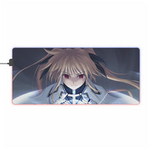 Load image into Gallery viewer, Magical Girl Lyrical Nanoha RGB LED Mouse Pad (Desk Mat)