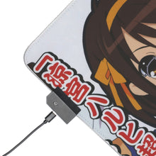 Load image into Gallery viewer, The Melancholy Of Haruhi Suzumiya RGB LED Mouse Pad (Desk Mat)