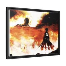 Load image into Gallery viewer, Anime Attack On Titan Canvas Framed Art Print