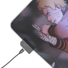 Load image into Gallery viewer, Naruto, Sasuke and Boruto RGB LED Mouse Pad (Desk Mat)